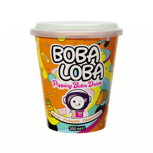 Boba Loba Mango Pineapple Passion Fruit Snack & Chill