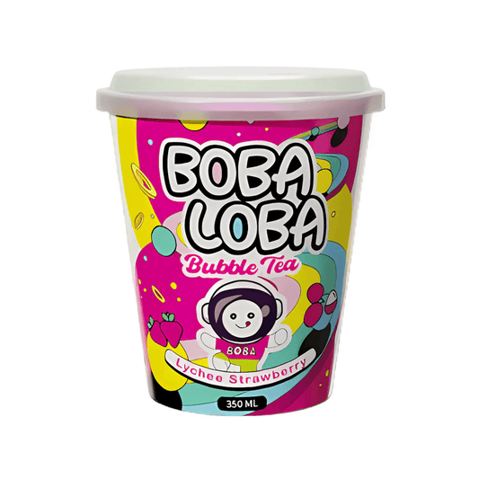 Boba Loba Strawberry Lychee Snack & Chill
