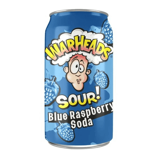 Warheads Sour Blue Raspberry Soda Snack & Chill